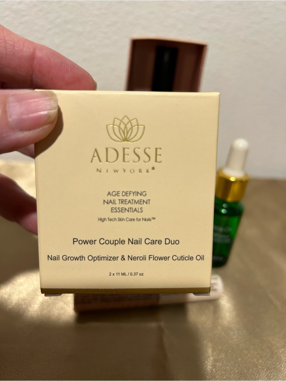 Power Couple Nail Care Duo - Cream Lip Gloss and Rose Glow Highlighter - Picture 5 of 13